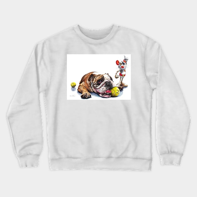 Boy's Toys Crewneck Sweatshirt by Mightyfineart